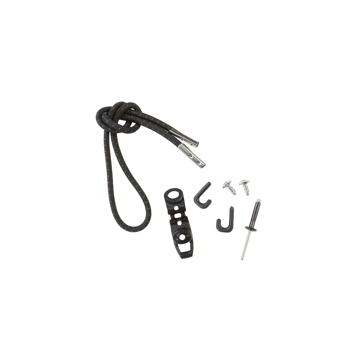 Black & Gray 25" (63.5 Cm) Paddle Tie-down With Hook 3 Black & Gray 25" (63.5 Cm) Paddle Tie-down With Hook