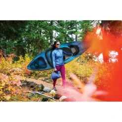 Pelican Sport Mission 100 Kayak With Paddle -Top Pelican Gear Shop mission 20100 20kayak 20with 20paddle KAP10P100 Blue PELICAN lifestyle 1